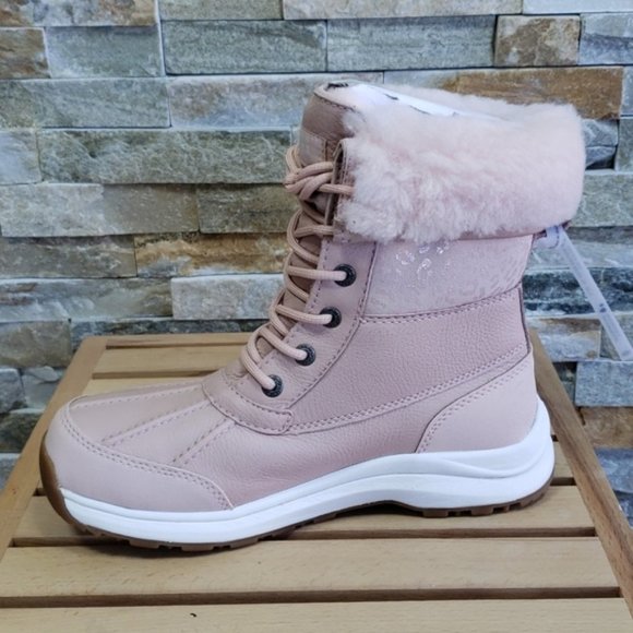 UGG Women's Pink Winter Boots - Picture 7 of 9